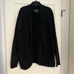 Reigning Champ Sea to Sky Black Bomber Jacket, XL